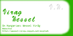 virag wessel business card